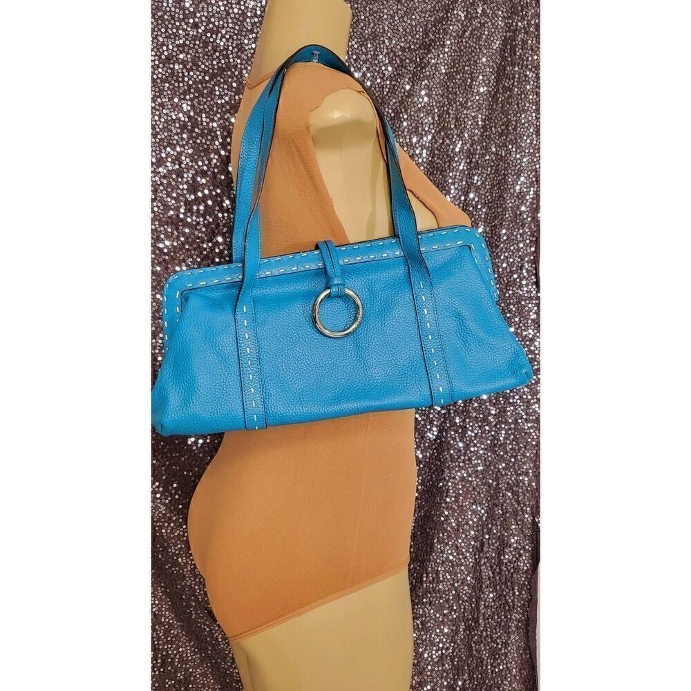 BCBG Maxazaria sapphire blue purse